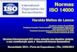Normas Internacionais ISO como solução aos desafios globais e sua contribuição para o Desenvolvimento Sustentável - Haroldo Mattos de Lemos
