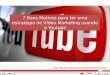 7 bons motivos para ter uma estrat©gia de v­deo marketing usando o Youtube