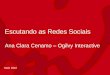 Apresentação Ana Cenamo, OgilvyInteractive, no Digitalks BH 2010 - Escutando as Redes Sociais