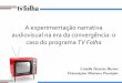 Apresentação Projeto Monográfico TV Folha