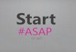 Start ASAP - O que aprendi com o Startup Weekend