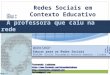 Workshop: redes sociais em educação