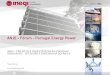 FÓRUM PORTUGAL ENERGY POWER: "INEGI - Projetos e competências em energias renováveis offshore e engenharia oceânica"
