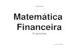 Caderno - Matemática Financeira