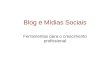 Blog e mídias sociais