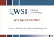 Apresentação WSI Agencia Online