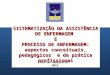 SAE e Processo de Enfermagem Rio de Janeiro - 2011