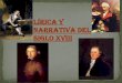 Lírica y Narrativa siglo XVIII