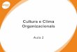 Cultura e clima organizacionais 2