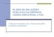 Plano de Relações Públicas da empresa LEMAG Industrial