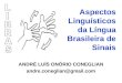 Língua Brasileira de Sinais - LIBRAS - Aspectos Linguísticos
