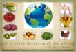 Origem e Valor Nutricional dos alimentos na historia da evolução