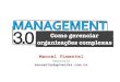 Management 3.0 - Como gerenciar organizações complexas