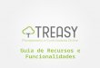 Catálogo de recursos e funcionalidades do Treasy - Planejamento e Contoladoria online!