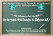 Internet aplicada a educação - CMEB 2010