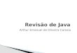 Sistemas Distribuídos - Aula 04 - Revisão de Java