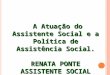Apresentação do Sistema Único  de Assistência Social (SUAS)  UNOPAR