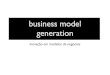 Business Model Generation - Introdução ao BMG Canvas