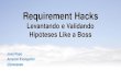 Requirement Hacks - Agile Trends 2013