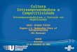 Cultura Intraempreendedora e Competitividade Intraempreendedorismo e Inovação nas Organizações Louis Jacques Filion Rogers-J.A. Bombardier Chair of Entrepreneurship