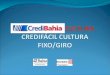 Credibahia Cultura Objetivos Disponibilizar crédito para pequenos negócios na área cultural, permitindo a manutenção e a ampliação das alternativas de