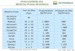 Fonte: CONAB (Abril/2004) Potencialidade das Matérias-Primas Brasileiras Matéria-Prima Teor de Óleo (%m) Produtividade (kg/ha.ano) Produção de Óleo (kg/ha.ano)