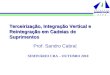 Terceirização, Integração Vertical e Reintegração em Cadeias de Suprimentos Prof. Sandro Cabral SEMINÁRIO CRA – OUTUBRO 2010