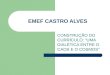 EMEF CASTRO ALVES CONSTRUÇÃO DO CURRÍCULO: UMA DIALÉTICA ENTRE O CAOS E O COSMOS