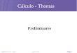 Slide 1 Preliminares Cálculo – Thomas Addison Wesley Preliminares Cálculo - Thomas