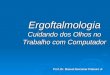 Ergoftalmologia Cuidando dos Olhos no Trabalho com Computador Prof. Dr. Manuel Neuzimar Pinheiro Jr