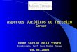 Aspectos Jurídicos do Terceiro Setor Rede Social Bela Vista Coordenação: Prof. Luiz Carlos Merege 08.05.2008
