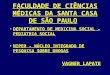 FACULDADE DE CIÊNCIAS MÉDICAS DA SANTA CASA DE SÃO PAULO DEPARTAMENTO DE MEDICINA SOCIAL - PEDIATRIA SOCIAL NIPED - NÚCLEO INTEGRADO DE PESQUISA SOBRE