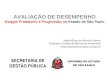 Maria Eliza de Barros Garcia Unidade Central de Recursos Humanos  AVALIAÇÃO DE DESEMPENHO Estágio Probatório e Progressão
