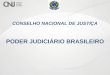 CONSELHO NACIONAL DE JUSTIÇA PODER JUDICIÁRIO BRASILEIRO