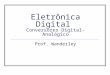 Eletrônica Digital Conversores Digital-Analógico Prof. Wanderley
