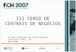 III CENSO DE CENTRAIS DE NEGÓCIOS Estudo elaborado por Stella Beluzzi Consultora APAS – CN Maio/2007