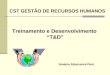 Treinamento e Desenvolvimento T&D CST GESTÃO DE RECURSOS HUMANOS Janaina Abussanra Paro
