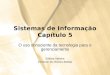 Sistemas de Informação Capítulo 5 O uso consciente da tecnologia para o gerenciamento Editora Saraiva Emerson de Oliveira Batista