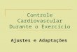 Controle Cardiovascular Durante o Exercício Ajustes e Adaptações