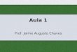 Aula 1 Prof. Jaime Augusto Chaves. Nota Adicional por Participação