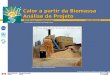 © Ministro de Recursos Naturais Canada 2001 – 2006. Curso Análise de Projeto de Energia Limpa Foto cedida por: Bioenerginovator Calor a partir da Biomassa