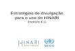 Estratégias de divulgação para o uso do HINARI (modulo 6.1)