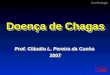Cardiologia Doença de Chagas Prof. Cláudio L. Pereira da Cunha 2007 2007 Prof. Cláudio L. Pereira da Cunha 2007 2007