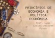 PRINCÍPIOS DE ECONOMIA E POLÍTICA ECONÔMICA Prof. Luiz Carlos Delorme Prado