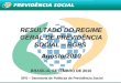 1 RESULTADO DO REGIME GERAL DE PREVIDÊNCIA SOCIAL – RGPS Agosto/2010 BRASÍLIA, SETEMBRO DE 2010 SPS – Secretaria de Políticas de Previdência Social