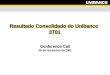 1 Resultado Consolidado do Unibanco 3T01 Conference Call 09 de Novembro de 2001 Resultado Consolidado do Unibanco 3T01
