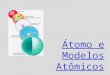 Átomo e Modelos Atômicos. Demócrito e Leucipo (Sec. V a.c.) Átomo (vem do gregoindivisível) Demócrito (460 – 370 A.C.) defendeu a ideia de que a matéria