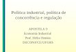 Prof. Hélio Henkin Economia Industrial Política industrial, política de concorrência e regulação APOSTILA 9 Economia Industrial Prof. Hélio Henkin DECON/FCE/UFGRS