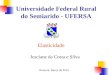 Elasticidade Jusciane da Costa e Silva Mossoró, Março de 2010 Universidade Federal Rural do Semiarido - UFERSA