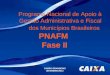 CAMPO GRANDE/MS SETEMBRO/2012 Programa Nacional de Apoio à Gestão Administrativa e Fiscal dos Municípios Brasileiros PNAFM Fase II